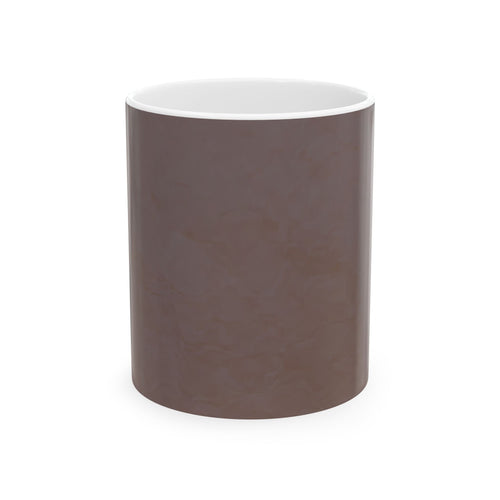 Burnished Brown Ceramic Mug