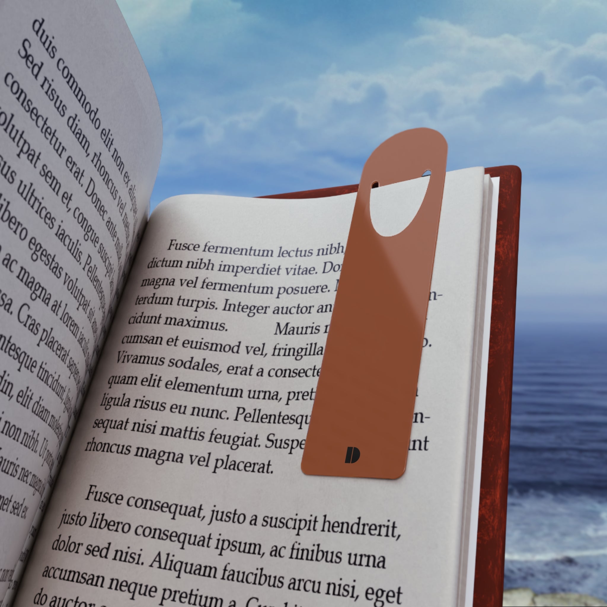 Sienna Metal Bookmark