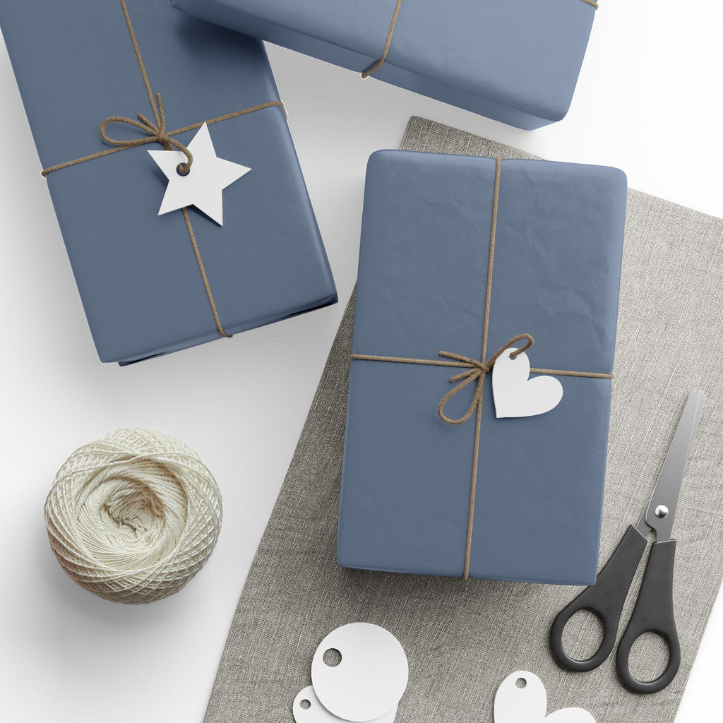 Metro Blue Signature Gift Wrap