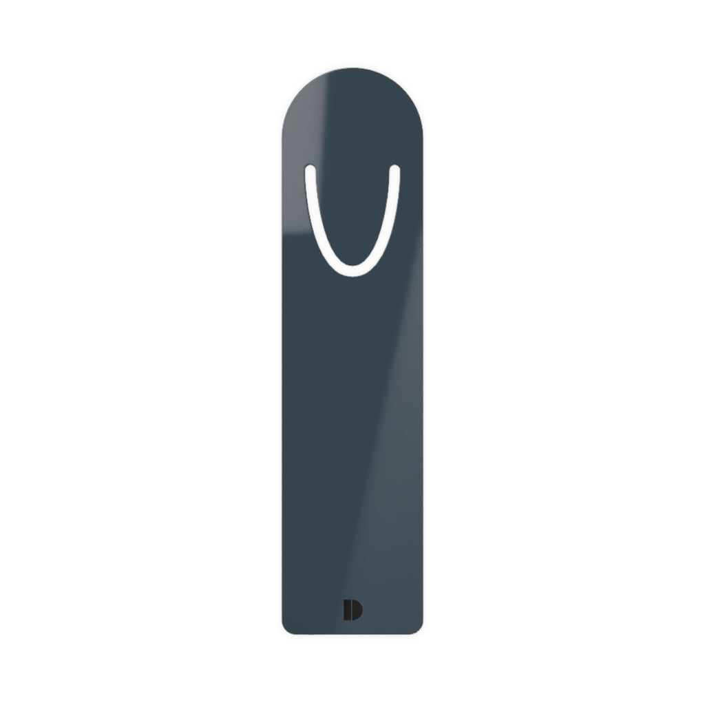 Slate Blue Metal Bookmark