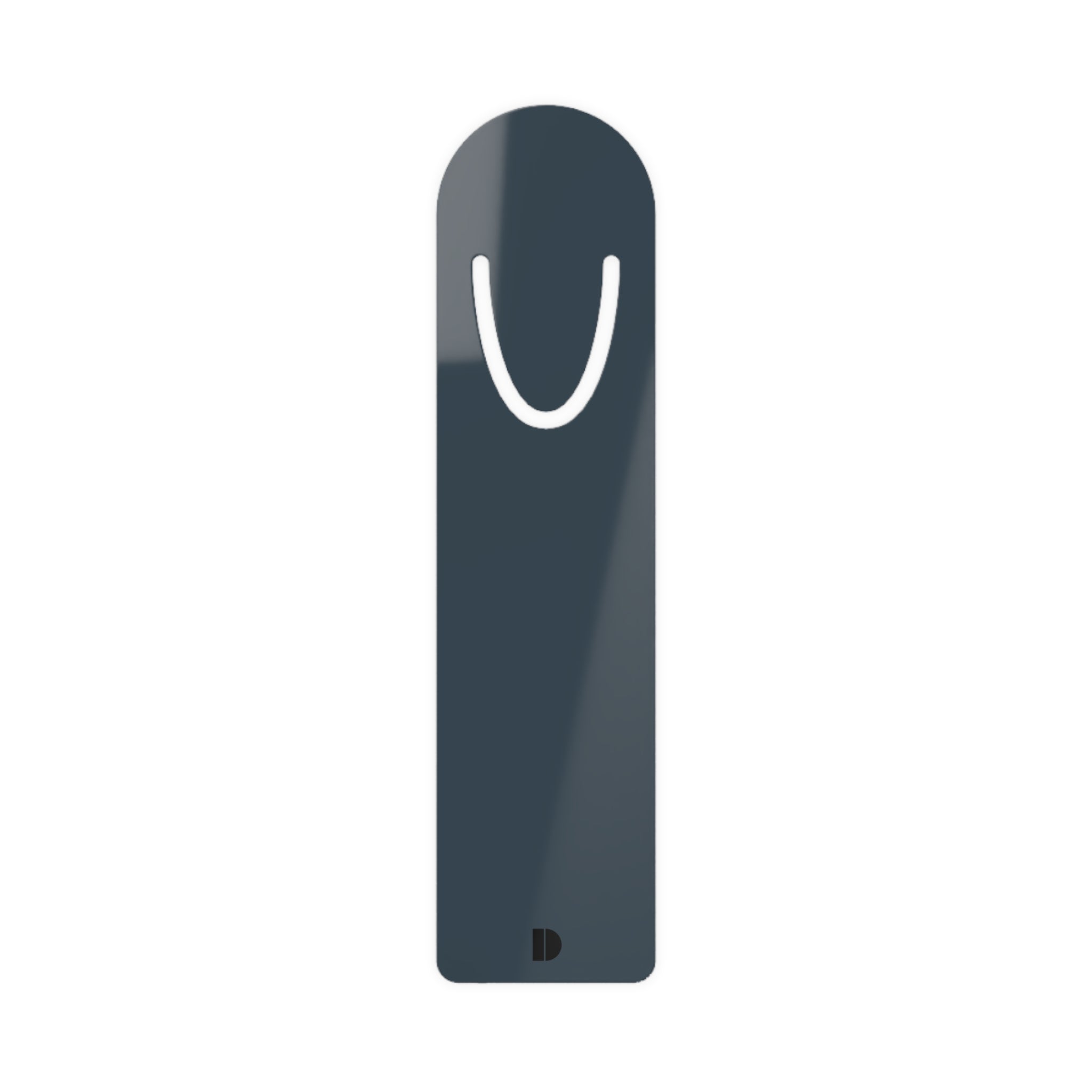 Slate Blue Metal Bookmark