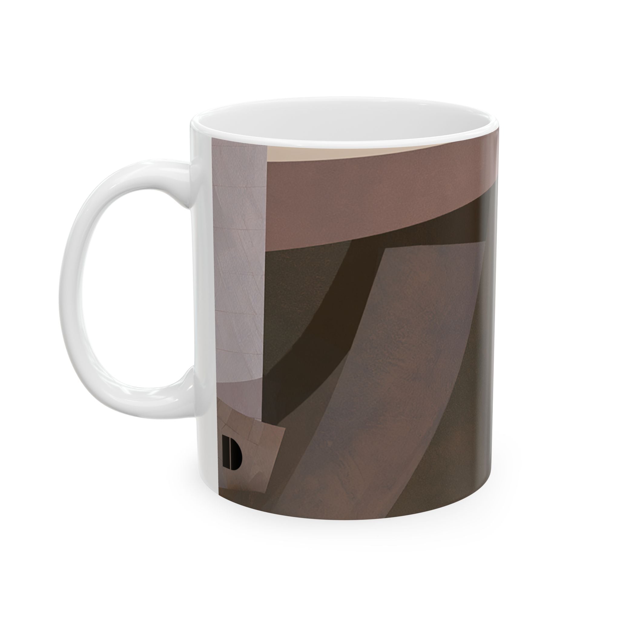 Study in Brown No. 01 Ceramic Mug