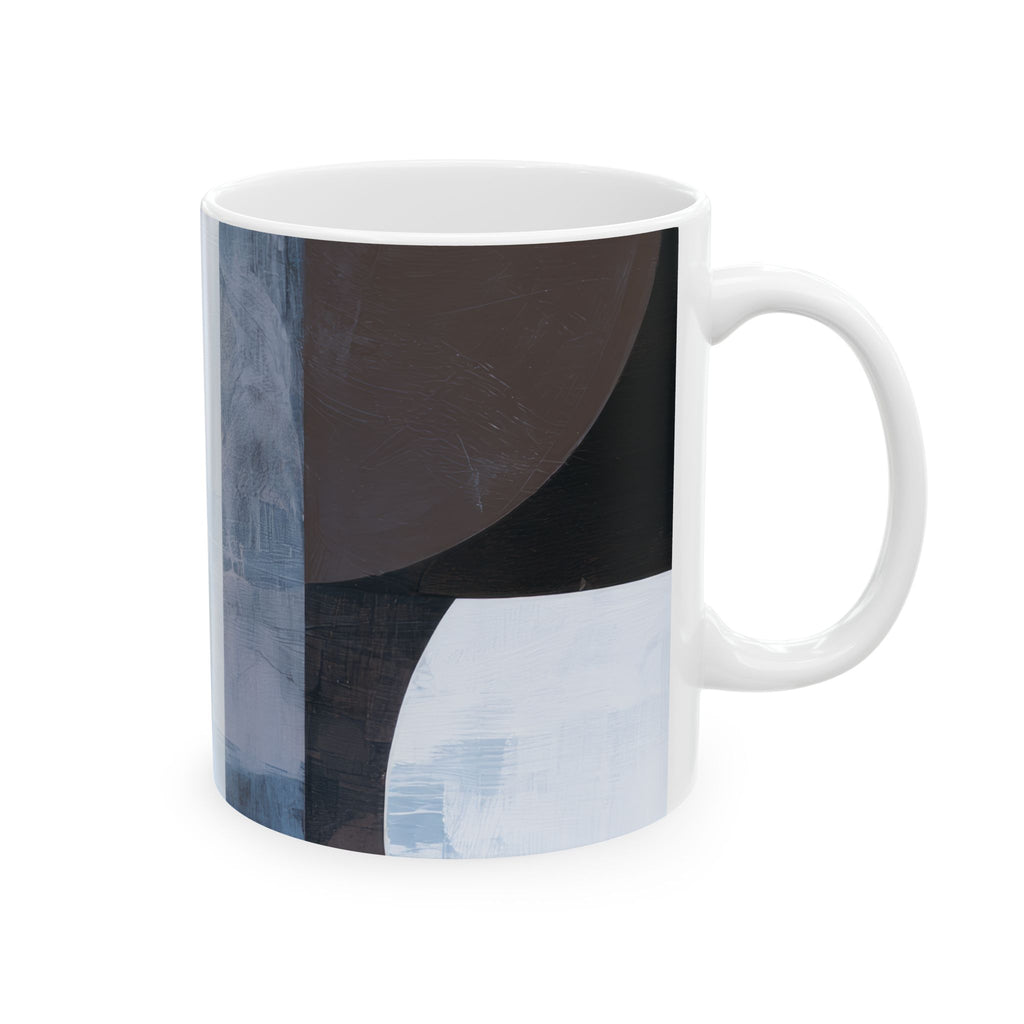 Slate and Blue No. 01 Ceramic Mug
