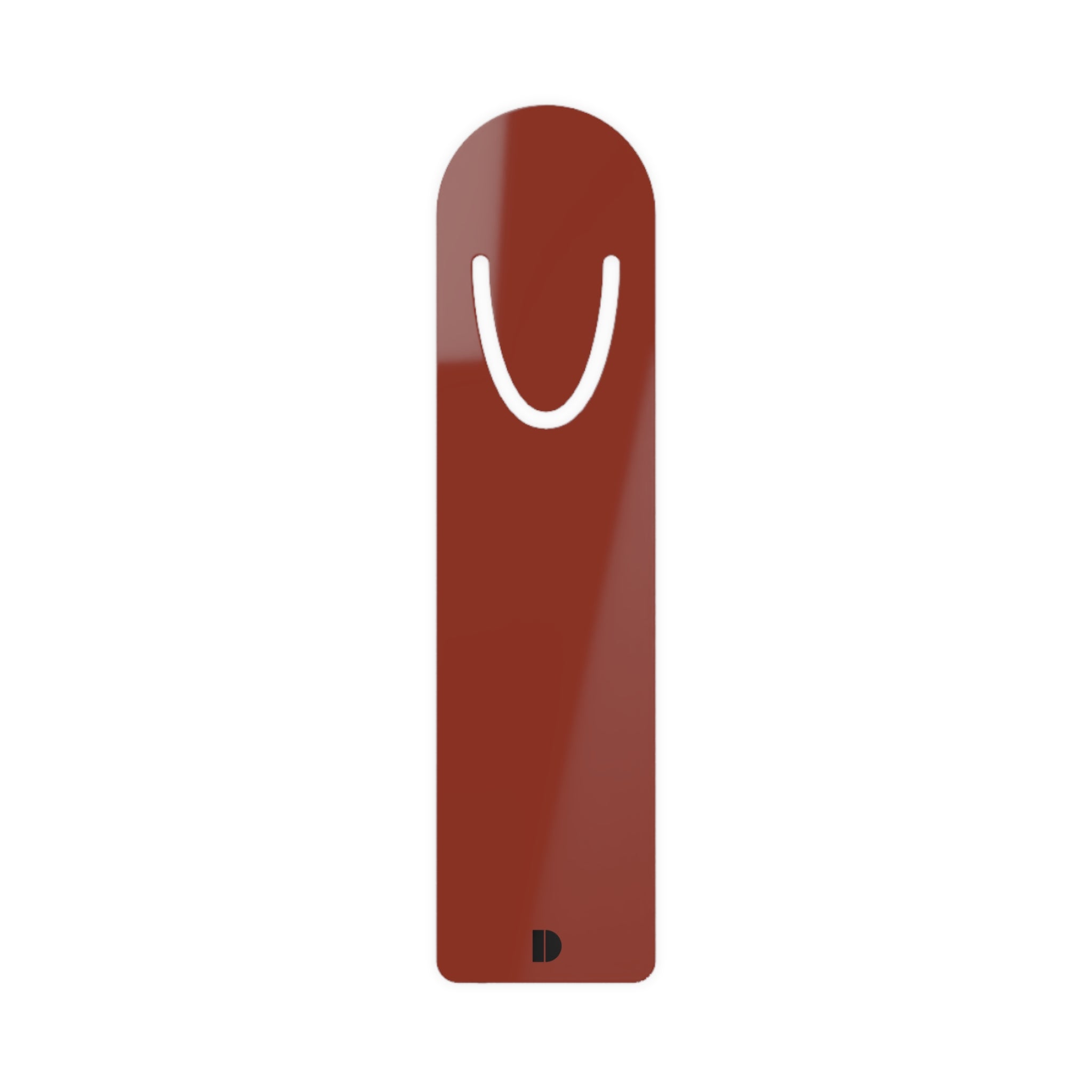 Burnt Umber Metal Bookmark
