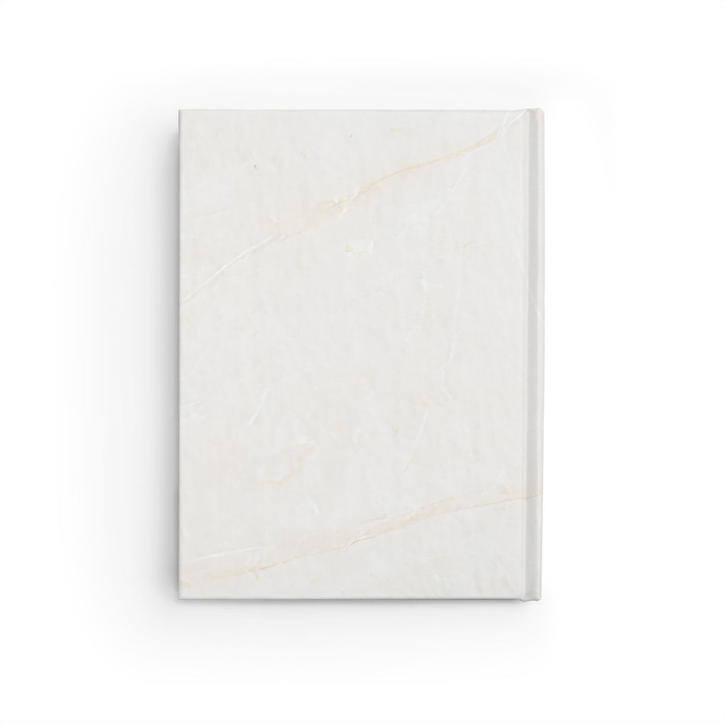 Venetian Plaster White Hardcover Journal