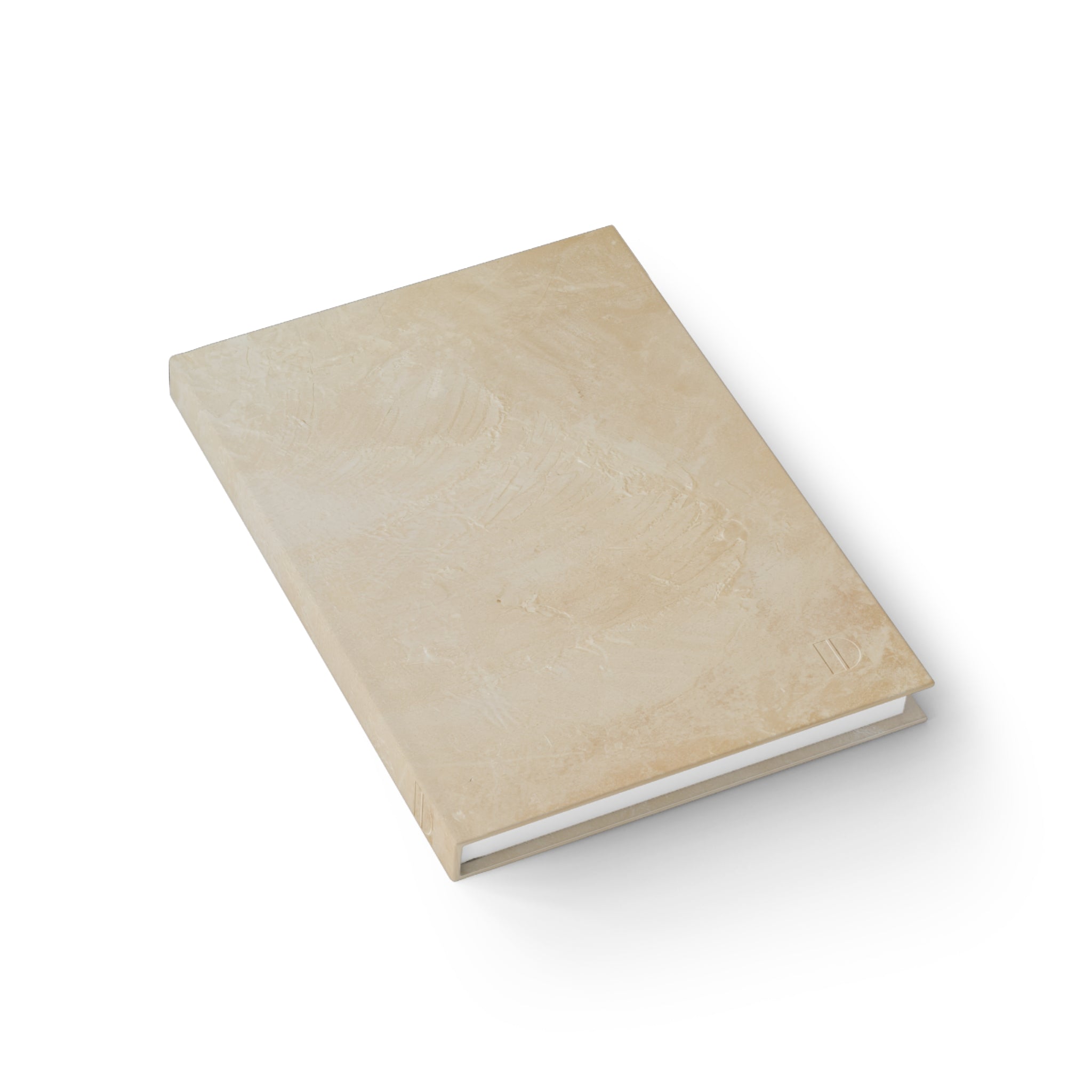 Venetian Plaster Sand Hardcover Journal