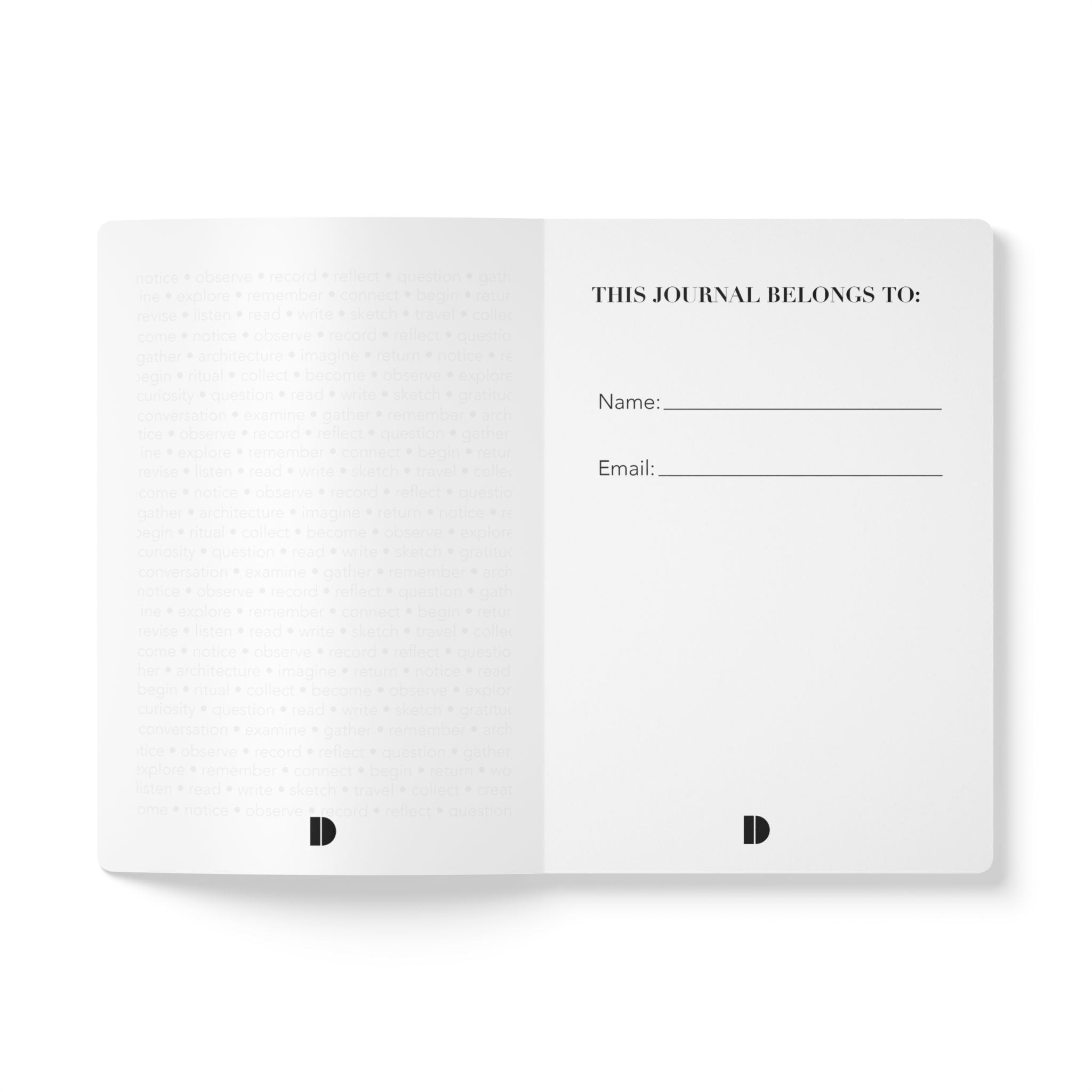 Burnt Umber Softcover Journal
