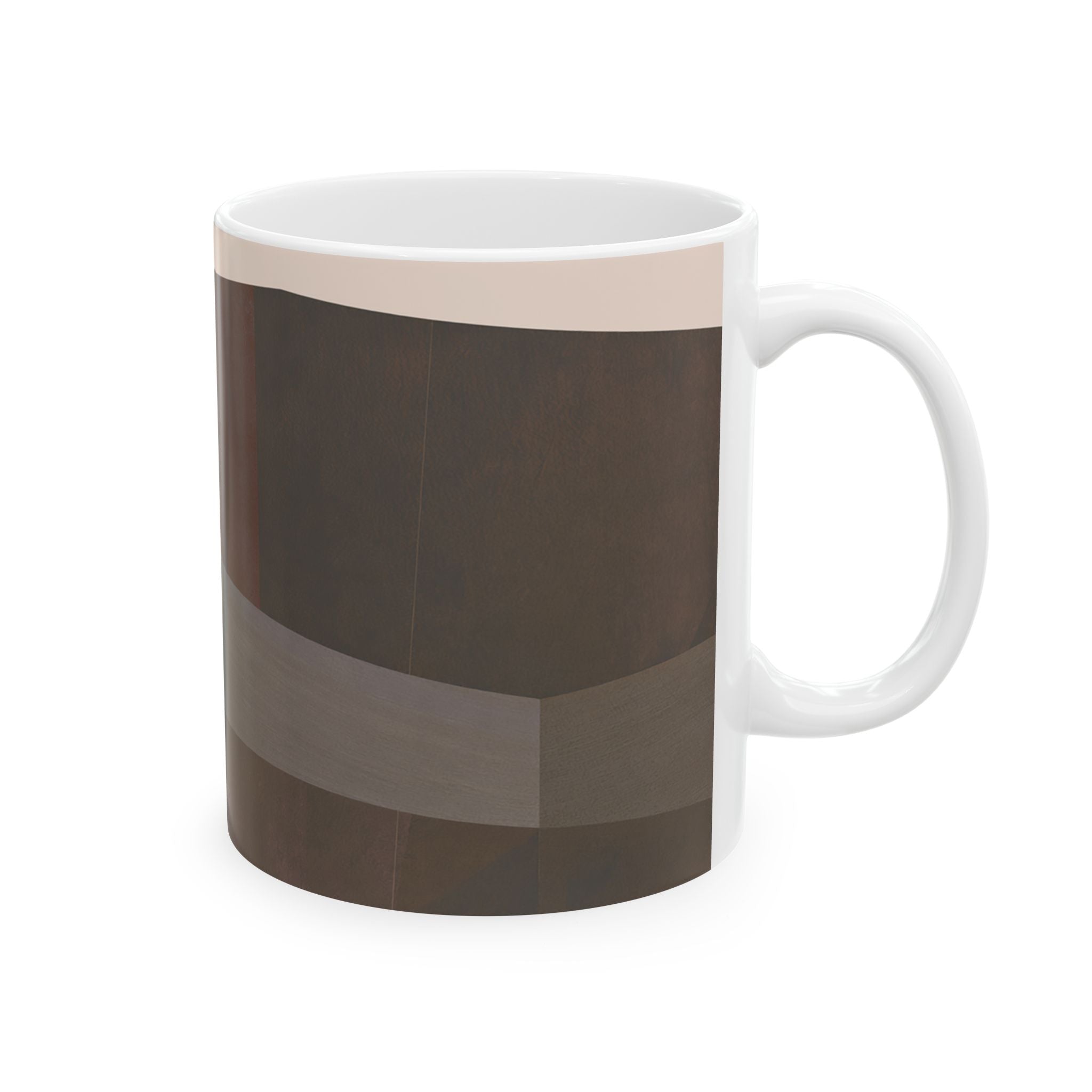 Study in Brown No. 03 Ceramic Mug