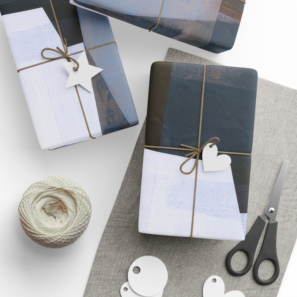 Slate and Blue Signature Gift Wrap