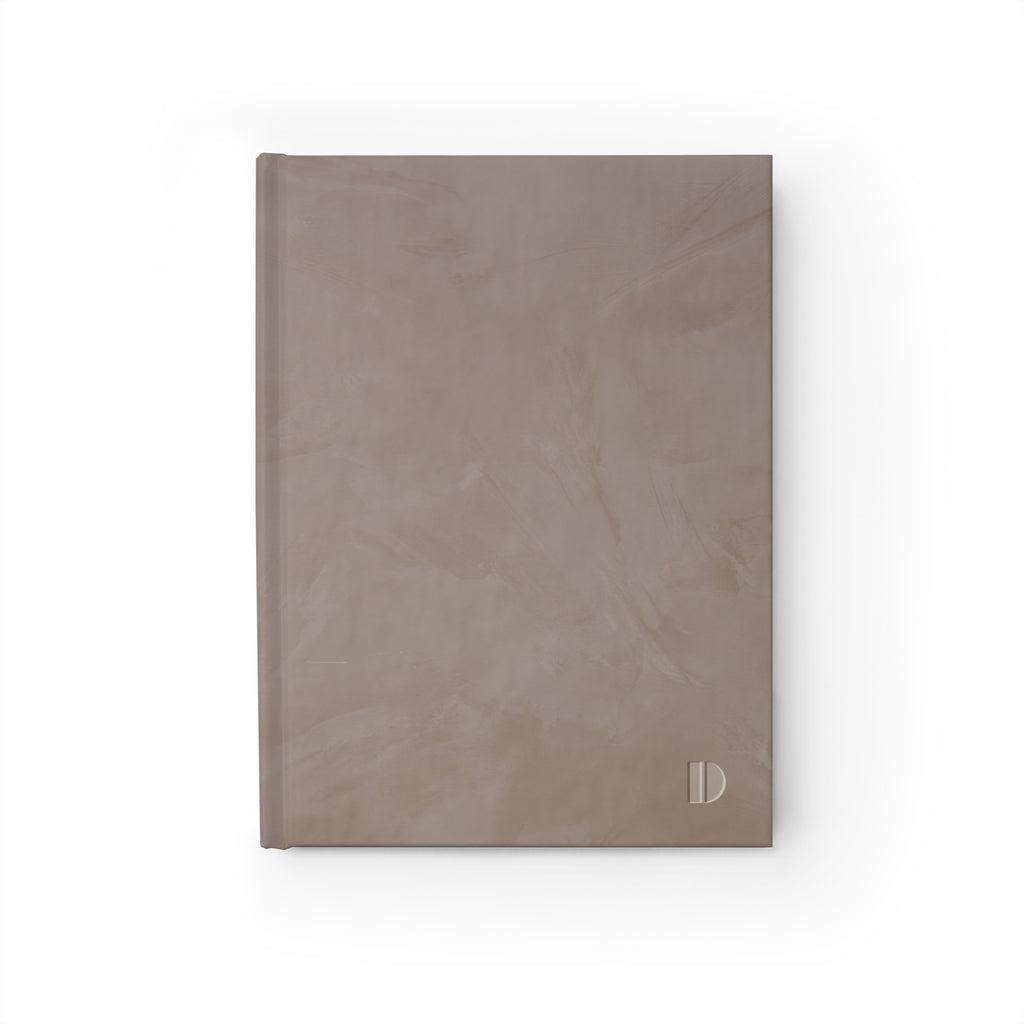 Venetian Plaster Taupe Hardcover Journal