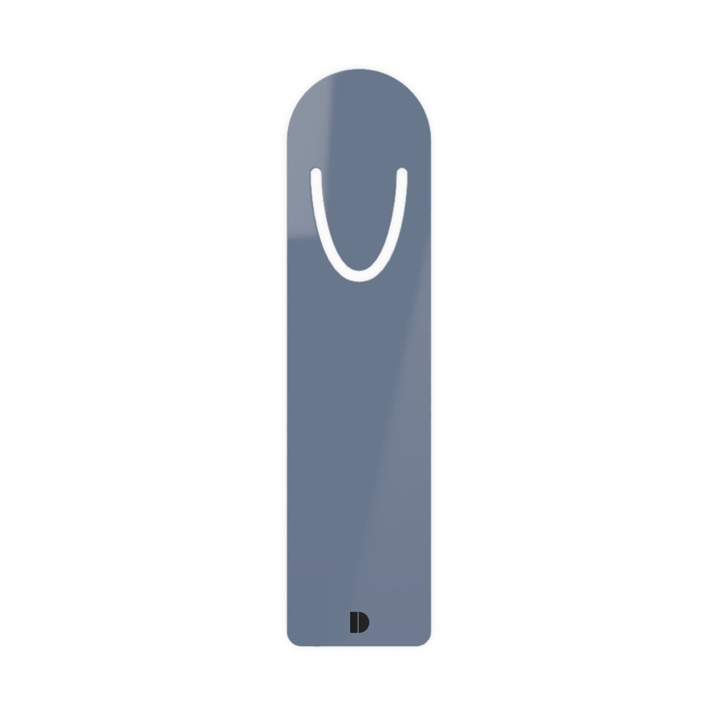 Metro Blue Metal Bookmark
