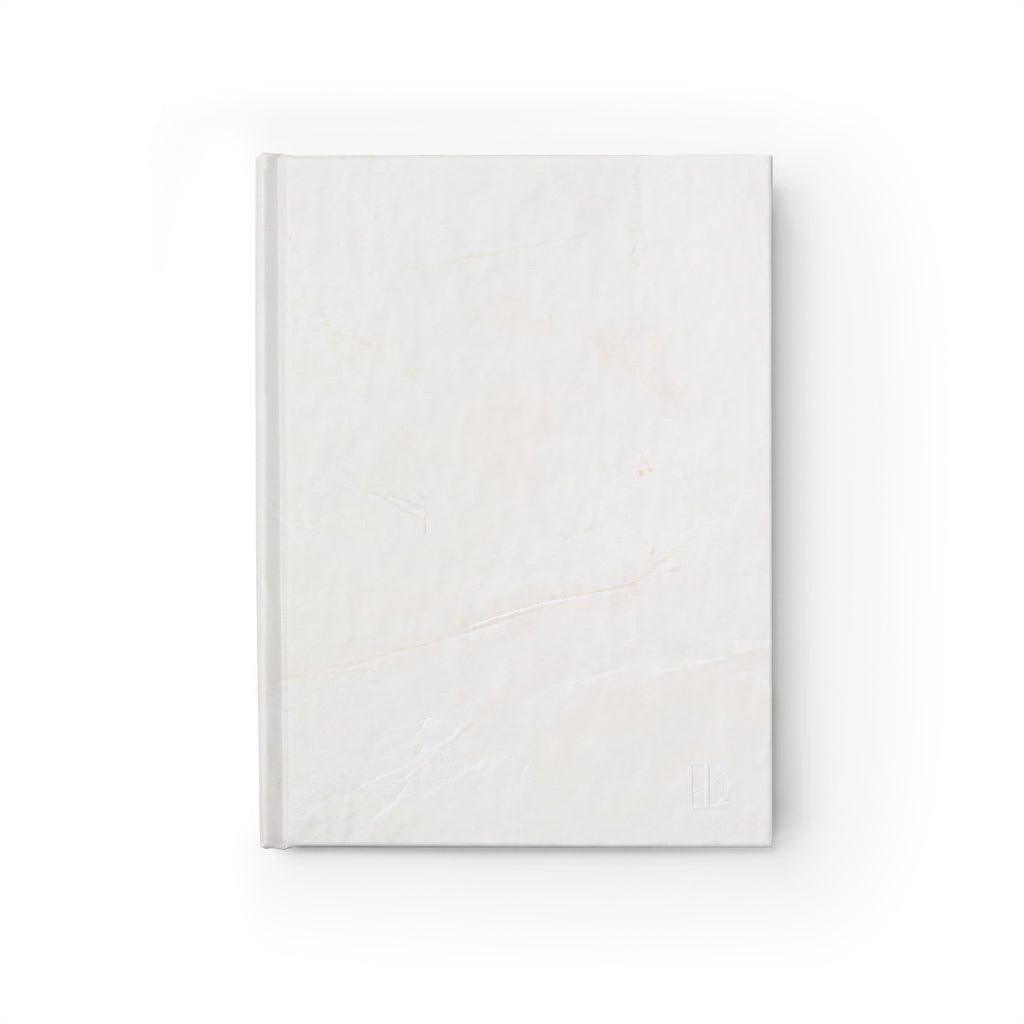 Venetian Plaster White Hardcover Journal