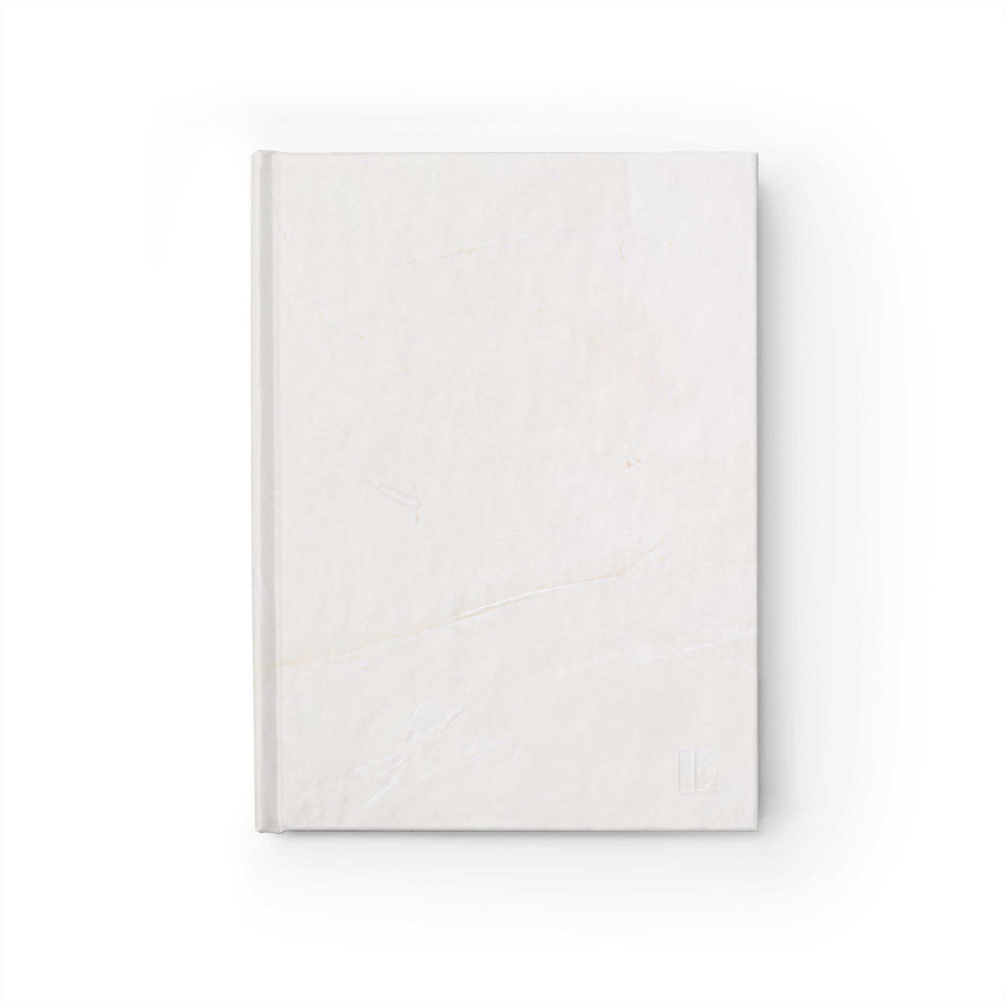 Venetian Plaster White Hardcover Journal