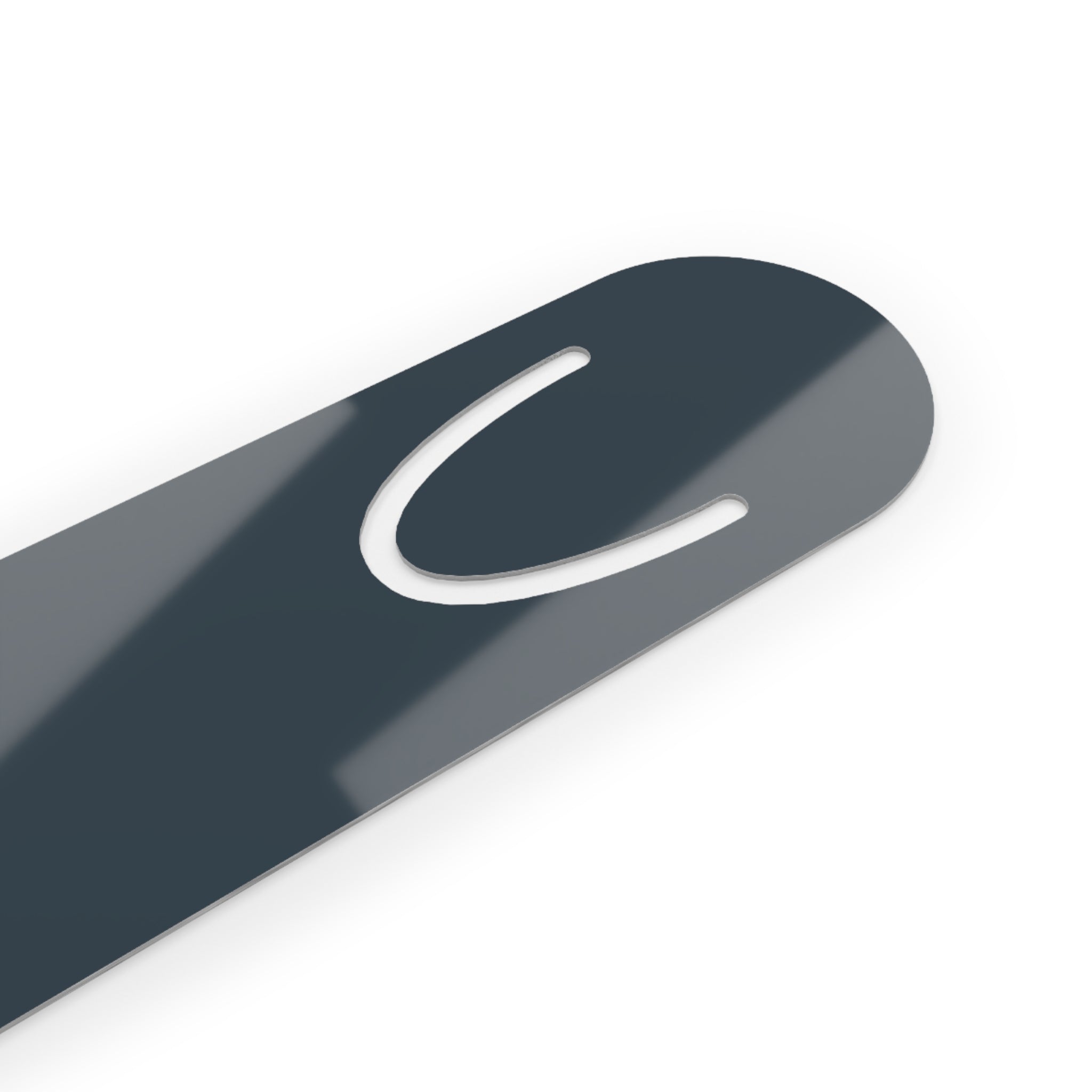 Slate Blue Metal Bookmark
