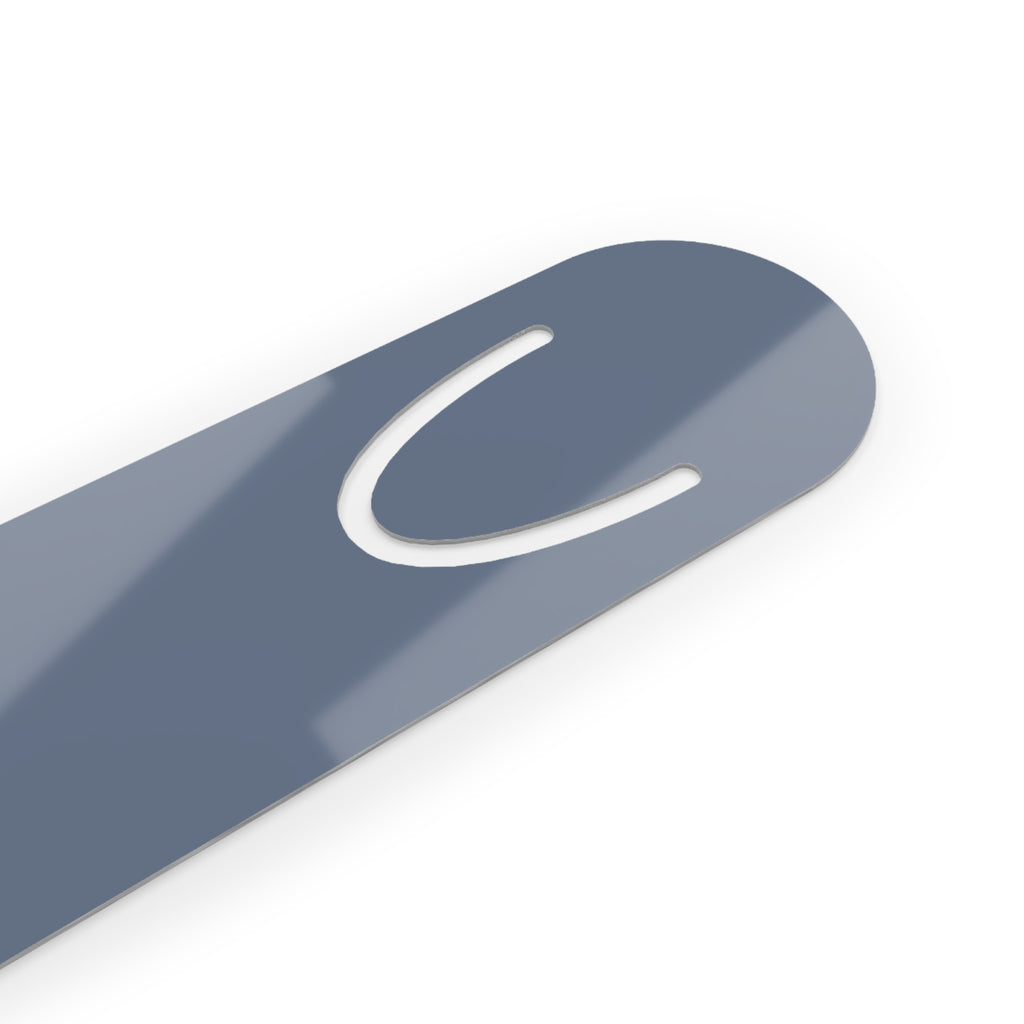Metro Blue Metal Bookmark
