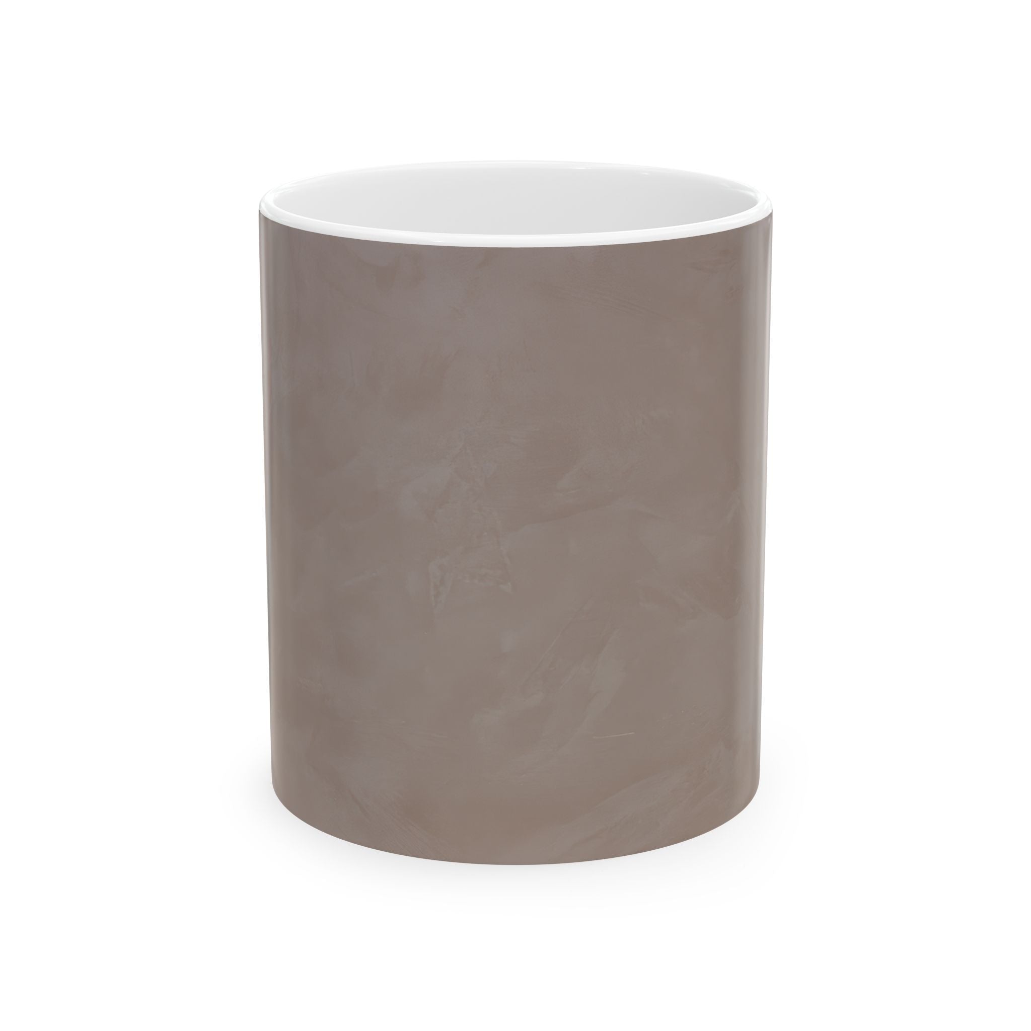 Venetian Plaster Taupe Ceramic Mug