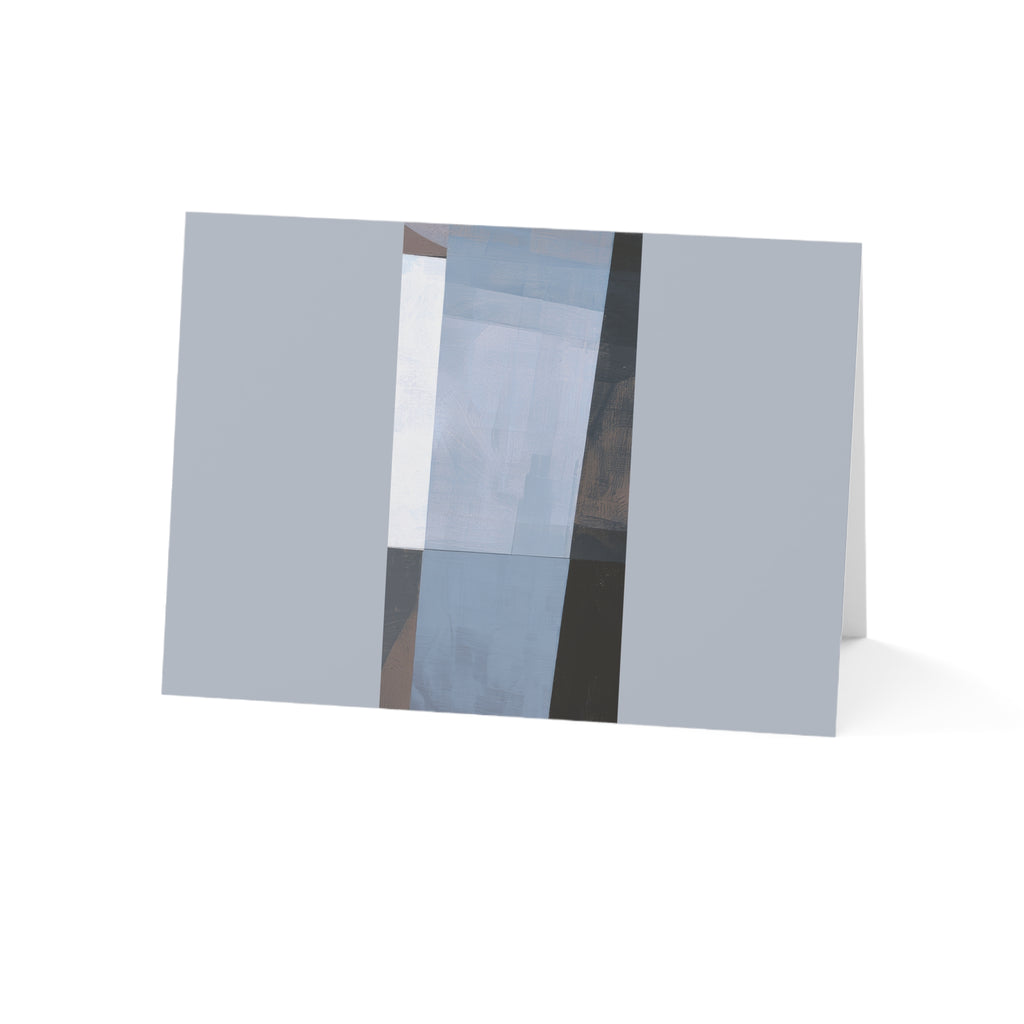 Slate and Blue Banded Correspondence Cards - 10 Pack
