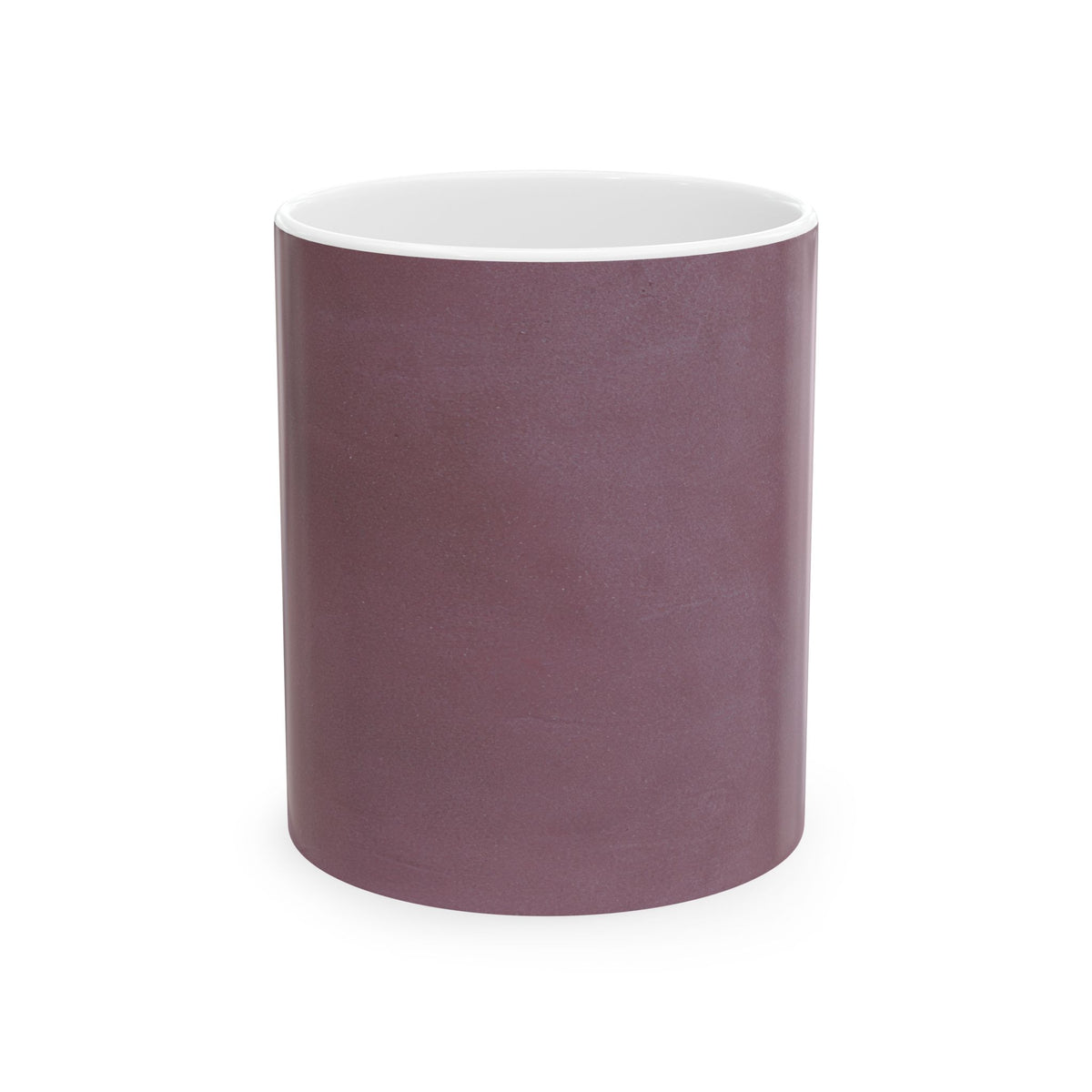A centered view of the minimalist marbled burgundy ceramic mug wrap-around color, highlighting the smooth glossy finish for a thoughtful morning coffee ritual.